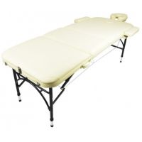 Массажный стол Atlas Sport STRONG (70 см 3-с алюминиевый усиленная столешница) бежевый