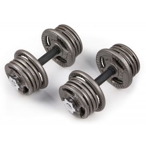 Набор гантелей металлических Atlas Sport Хаммертон 2x16.5 кг