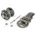 Набор гантелей с железной ручкой Atlas Sport HAMMERTONE 2x21,5кг