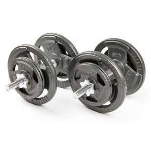 Набор гантелей с железной ручкой HAMMERTONE 2x16.5 кг