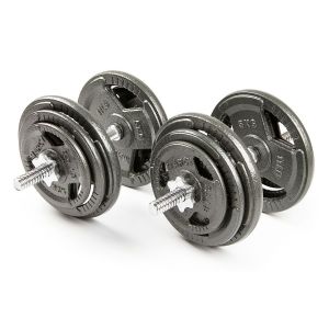 Набор гантелей с железной ручкой HAMMERTONE 2x19 кг