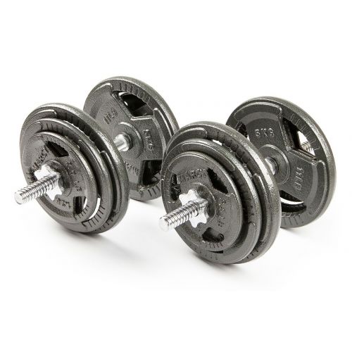 Набор гантелей с железной ручкой HAMMERTONE 2x19 кг