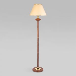 Напольный светильник с абажуром Eurosvet 01086/1 орех
