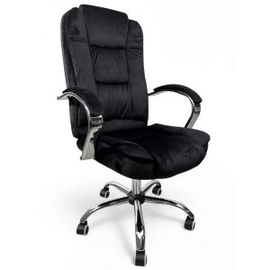 Офисное кресло Calviano Bravo (черный велюр)