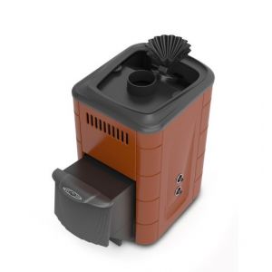 Печь банная Термофор Гейзер Мини 2016 Carbon ДА ЗК ТО терракота