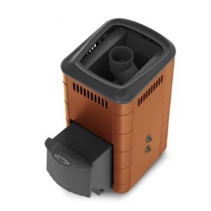 Печь банная Термофор Тунгуска 2017 Inox ДА ТО терракота