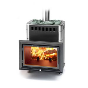 Печь банная Термофор Витрувия Inox БСЭ антрацит НВ