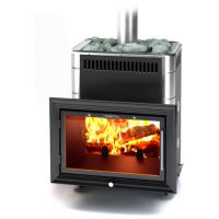 Печь банная Термофор Витрувия Inox БСЭ ТО антрацит НВ