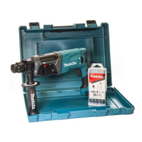 Перфоратор MAKITA HR 2470 X15 в чем. + набор буров