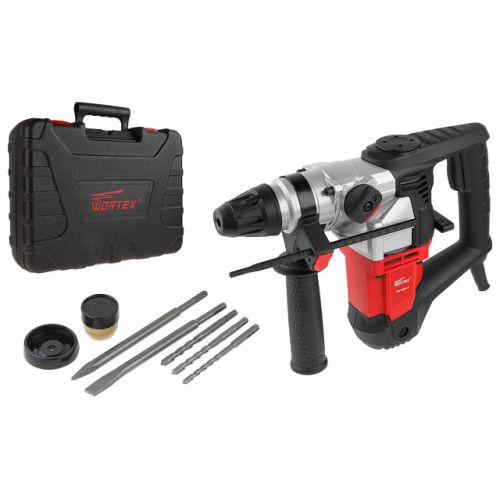 Перфоратор WORTEX RH 3231-1 в чем. + (2 зубила, 3 сверла)