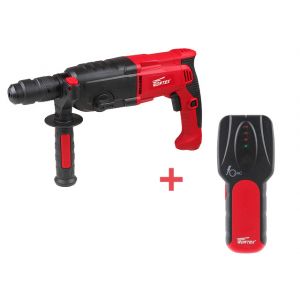 Перфоратор WORTEX RH 2829 X в чем. + (2 зубила, 3 сверла) + АКЦИЯ (Детектор пров..