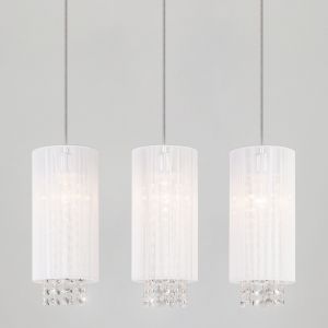 Подвесной светильник с хрусталем Eurosvet 1188/3 хром