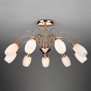 Потолочная люстра с плафонами Eurosvet 22080/9 золото