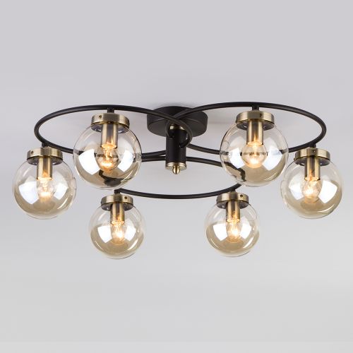 Потолочная люстра в стиле лофт Eurosvet 70104/6 черный