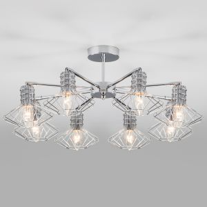 Потолочная люстра в стиле лофт Eurosvet 70108/8 хром