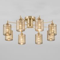 Потолочный светильник в стиле лофт Eurosvet 70109/8 античная бронза