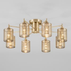 Потолочный светильник в стиле лофт Eurosvet 70109/8 античная бронза