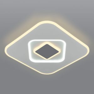 Потолочный светодиодный светильник с пультом управления Eurosvet 90218/1 белый/ ..