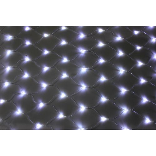 Сеть постоянного свечения IQ LED 2*3M, 240V, БЕЛЫЕ на прозрачном проводе, соединяемая