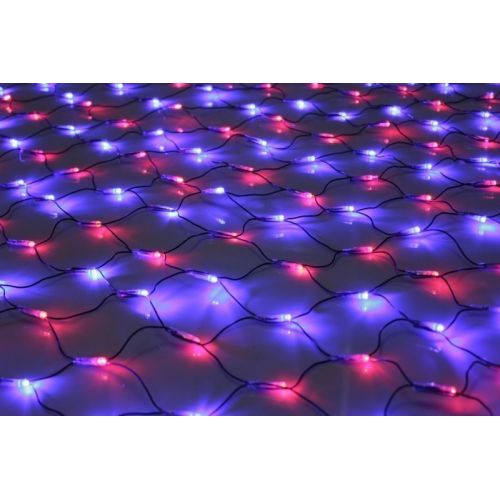 Сеть с FLASH мерцанием IQ LED 230V 3.0*1.0м (красн., син./чер.пр)