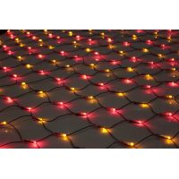 Сеть с FLASH мерцанием IQ LED 230V 3.0*1.0м (красн., жел./чер.пр)