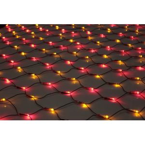 Сеть с FLASH мерцанием IQ LED 230V 3.0*1.0м (красн., жел./чер.пр)