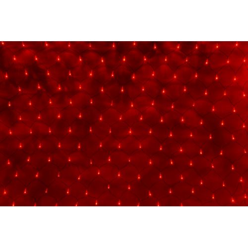 Сеть с контроллером IQ LED 230V 2*4M, 230V КРАСНЫЕ на черном