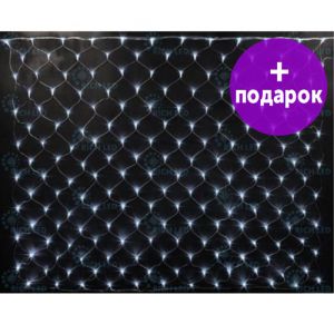 Светодиодная сетка 2*1.5 м синий + белый