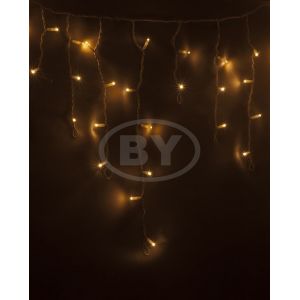 Светодиодная бахрома "Айсикл белый" Light-neon 4.8*0.6 м тепло-белый
