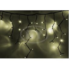 Светодиодная бахрома "Айсикл черный" Light-neon 5.6*0.9 м тепло-белый с мерцание [255-256]