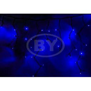 Светодиодная бахрома "Айсикл чёрный" Light-neon 3.2*0.9 м синий [255-2..