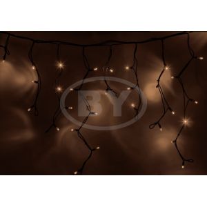 Светодиодная бахрома "Айсикл чёрный"  Light-neon 4*0.6 м тепло-белый [..