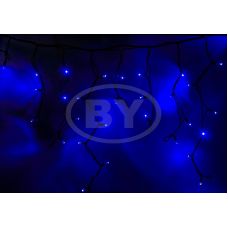 Светодиодная бахрома "Айсикл чёрный" Light-neon 4*0.6 м синий
