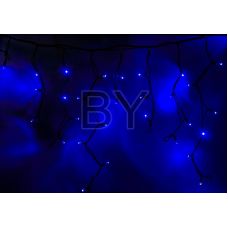 Светодиодная бахрома "Айсикл чёрный" Light-neon 5.6*0.9 м синий мерцание