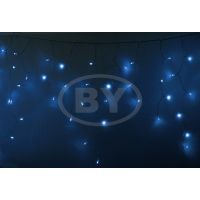 Светодиодная бахрома "Айсикл прозрачный" Light-neon 4.8*0.6 м синий