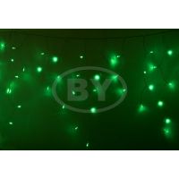 Светодиодная бахрома "Айсикл прозрачный" Light-neon 4.8*0.6 м зеленый