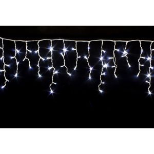 Светодиодная бахрома Winner Light белый 3*06 м белый каучук