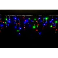 Светодиодная бахрома Winner Light мульти 3*06 м черный каучук