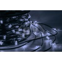 Светодиодная гирлянда Light-neon "Клип лайт" белый, между диодами 15 см /1М