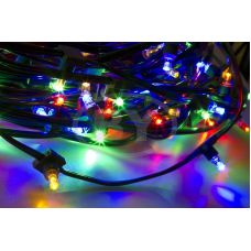 Светодиодная гирлянда Neon-night "Клип лайт" мультиколор, между диодами 15 см /1М