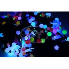 Светодиодная гирлянда Neon-night "Клип лайт шарики" RGB 3 нити по 20 м