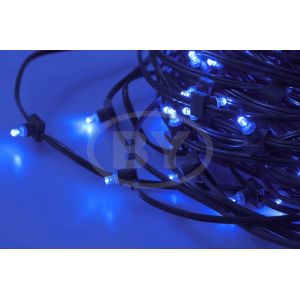 Светодиодная гирлянда Light-neon Клип лайт синий, между диодами 30 см /1М