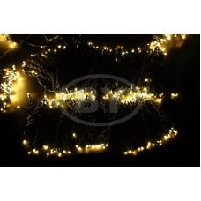 Светодиодная гирлянда Light-neon "Клип лайт" теплый белый 5 нитей по 20 м