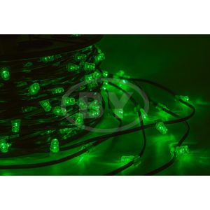 Светодиодная гирлянда Light-neon Клип лайт зелёный, между диодами 15 см /1М