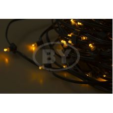 Светодиодная гирлянда Neon-night "Клип лайт" желтый, между диодами 30 см /1М