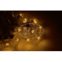 Светодиодная гирлянда Neon-night "LED Galaxy Bulb String" желтый, черный каучук