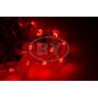 Светодиодная гирлянда Neon-night "LED Galaxy Bulb String" красный, черный каучук