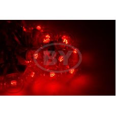 Светодиодная гирлянда Neon-night "LED Galaxy Bulb String" красный, черный каучук