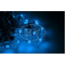 Светодиодная гирлянда Neon-night "LED Galaxy Bulb String" синий, белый каучук