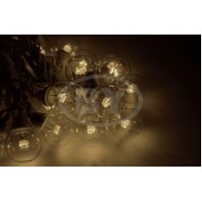 Светодиодная гирлянда Neon-night "LED Galaxy Bulb String" теплый белый, черный каучук